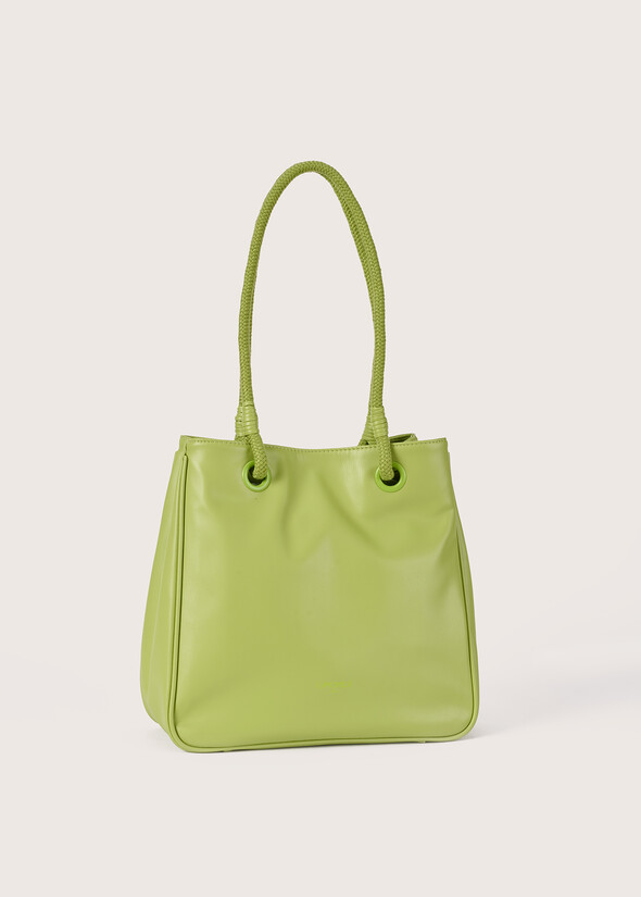 Bonny recycled eco-leather bag BEIGEROSSO CORALLOBLUE OLTREMARE VERDE SALAD Woman null