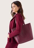 Shopping bag Bitta in ecopelle NERO BLACKBLU LAGUNABEIGE CREAMROSSO SYRAH Donna immagine n. 1