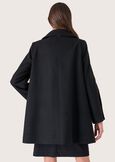 Cappotto in panno Sara NERO BLACK Donna immagine n. 3