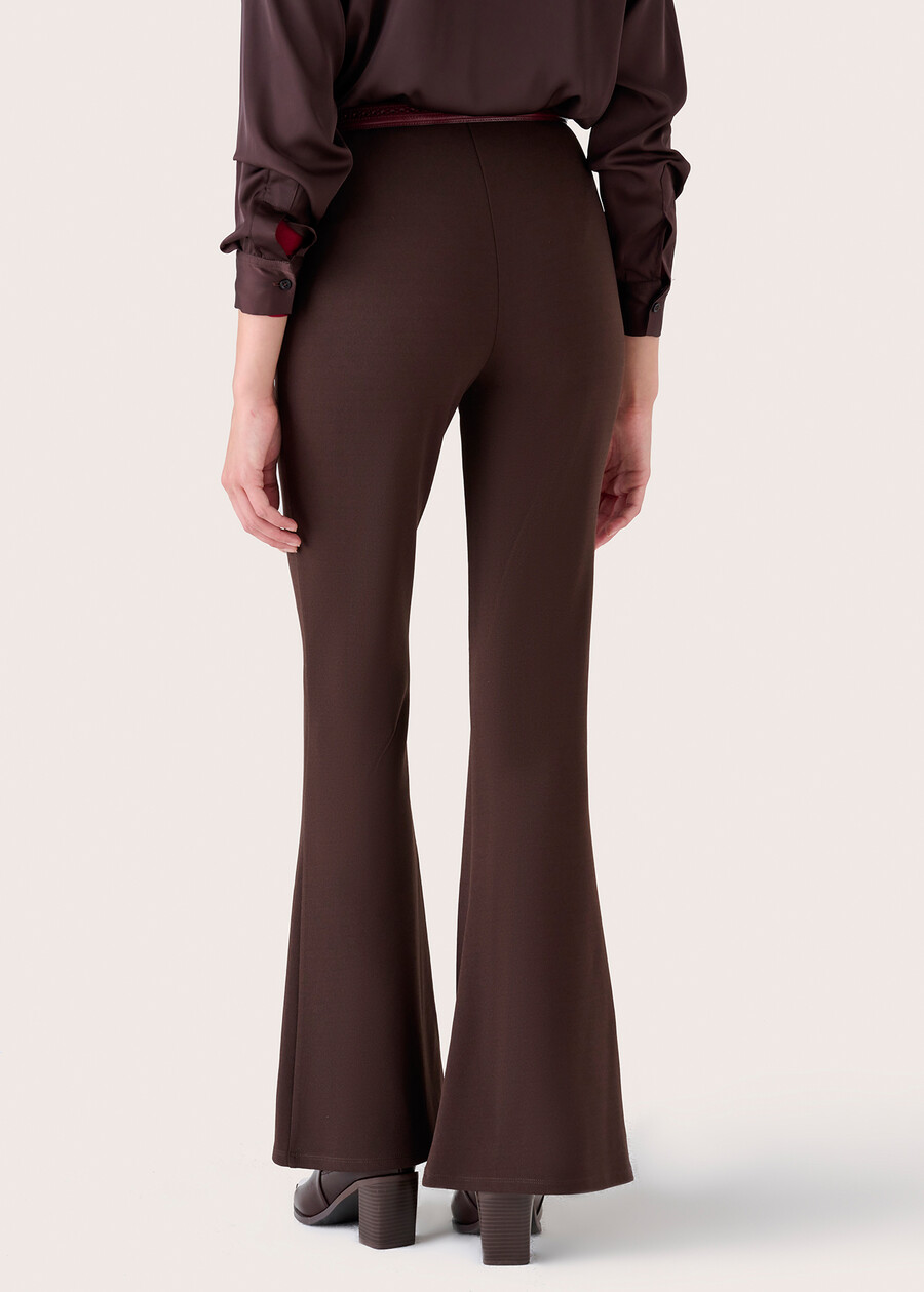 Pantalone Victoria a zampa ROSSO MARTENERO BLACKBLUE DARK BLUEMARRONE Donna , immagine n. 5