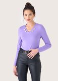 Siri cotton jersey VIOLA LILLY Woman image number 1