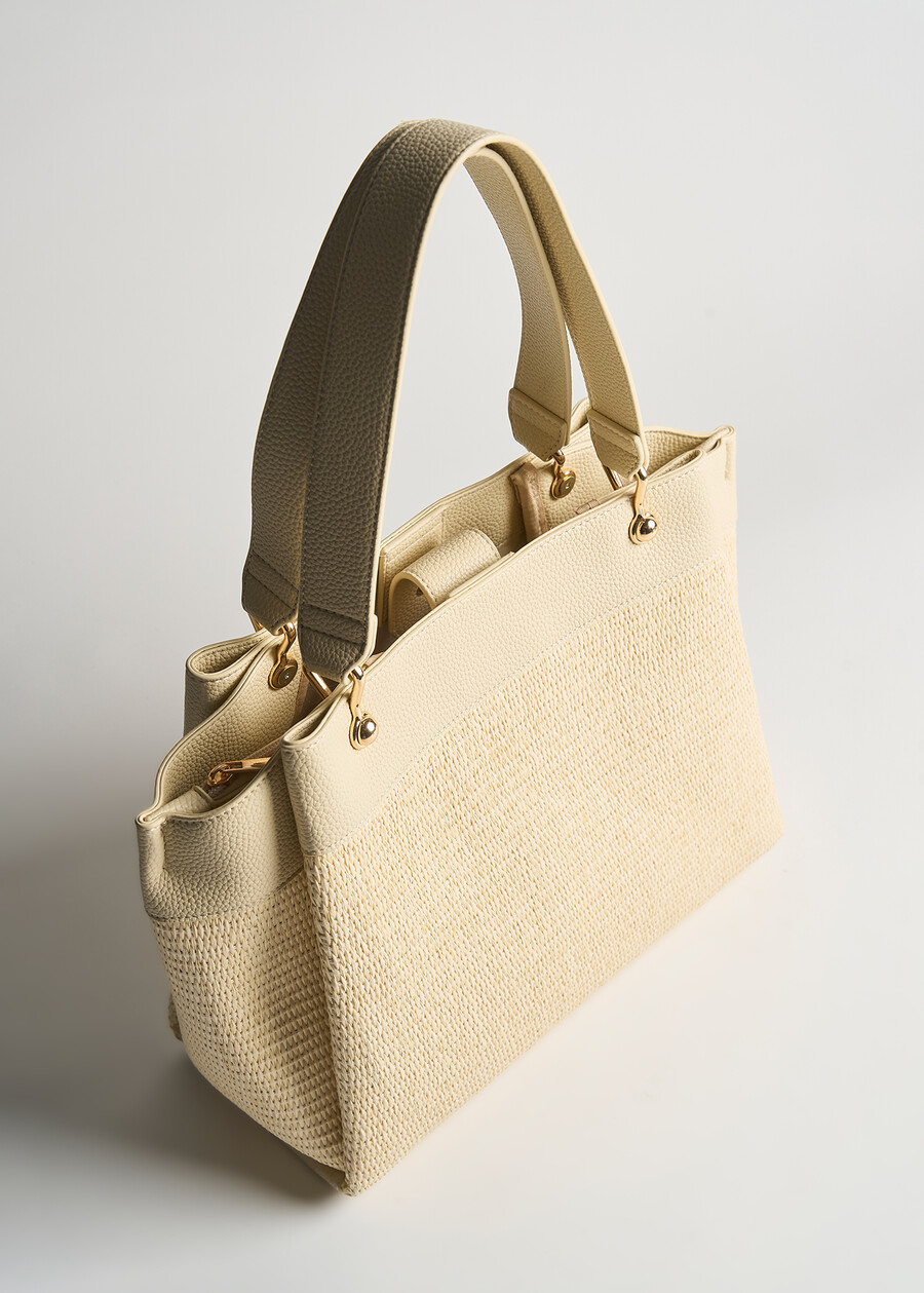 Shopping Balli paglia e pelle BEIGE LIGHT BEIGE Donna , immagine n. 2