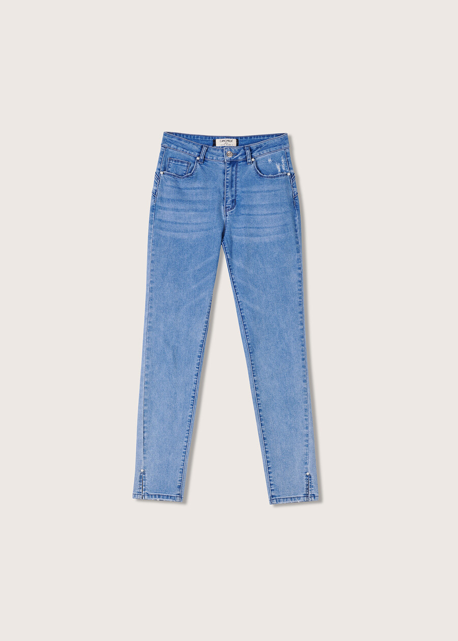 Pantalone Denny in denim di cotone DENIM Donna , immagine n. 6