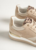 Sherly eco-suede sneakers BEIGE DOESKIN  Woman image number 3