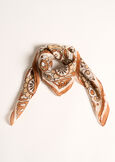Foulard Sade in seta fantasia BLU AVIONMARRONE Donna immagine n. 3