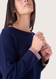 Maglia Matilde con scollo a barca MARRONE CARAMELLO Donna immagine n. 2