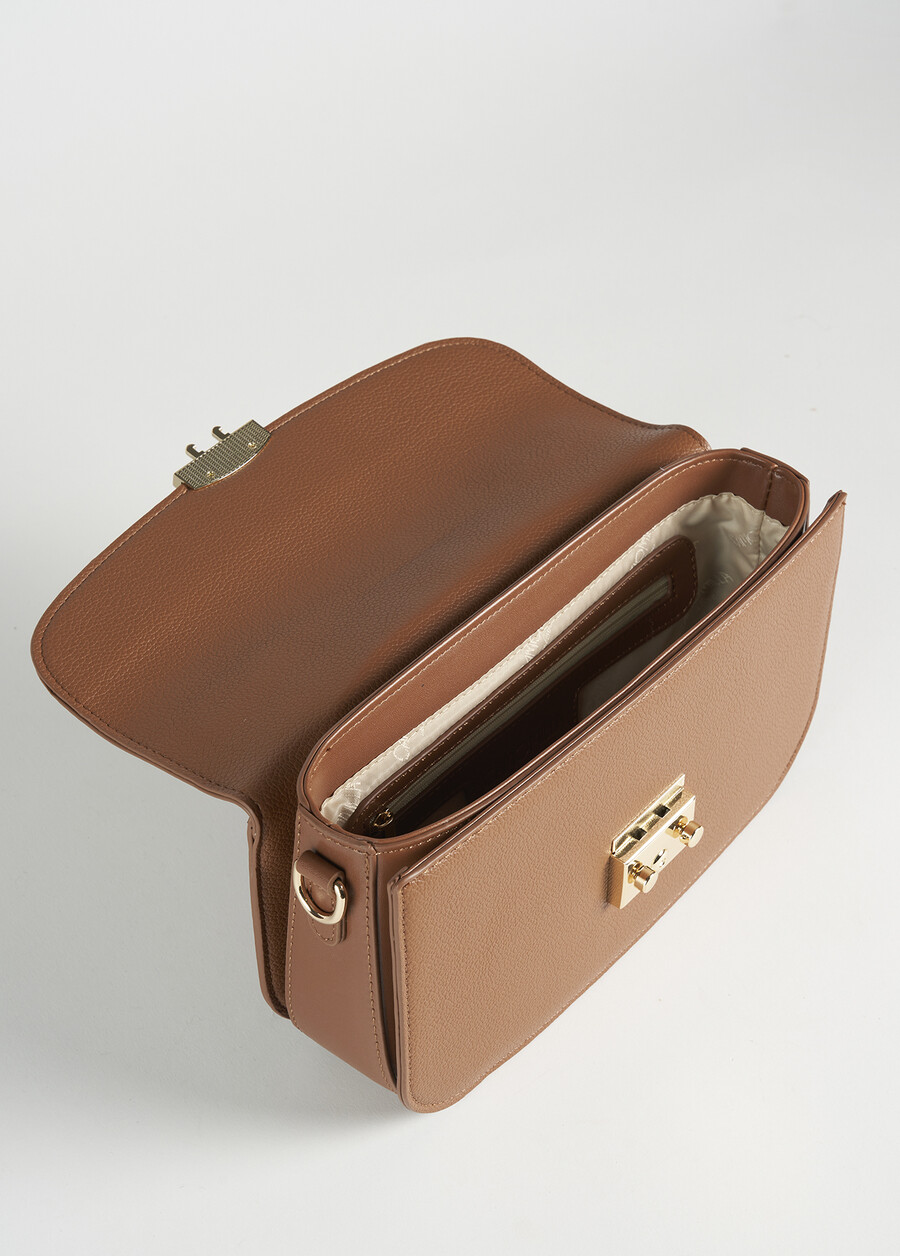 Brera eco-leather crossbody bag MARRONE Woman , image number 2