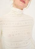 Maglia Makita a collo alto con strass BEIGE LATTENERO Donna immagine n. 2