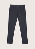 Pantalone Kate in tessuto screp NERO BLACKROSSO SYRAH Donna immagine n. 5