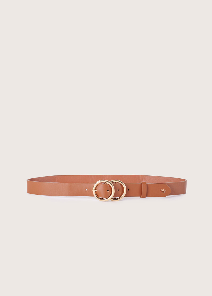 Clelia eco-leather belt MARRONE SUGHERO Woman , image number 2