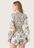 Conny 100% cotton blouse BEIGE NAVAJO Woman image number 3