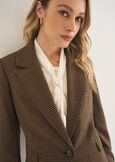 Giasmine checked blazer MARRONE TERRA Woman image number 3