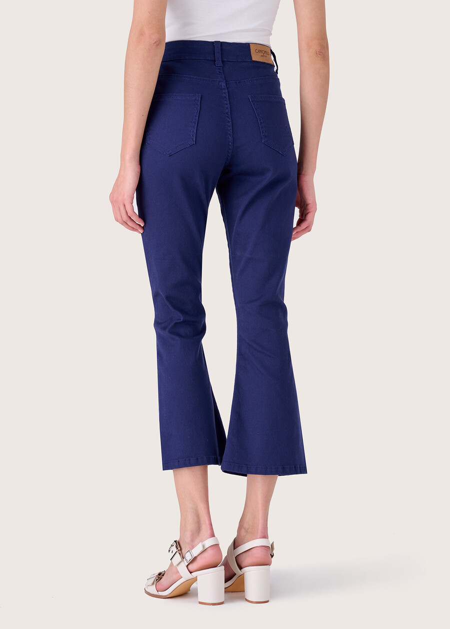 Pantalone a zampa Jacqueliu BLUBEIGE COCONUT Donna , immagine n. 4