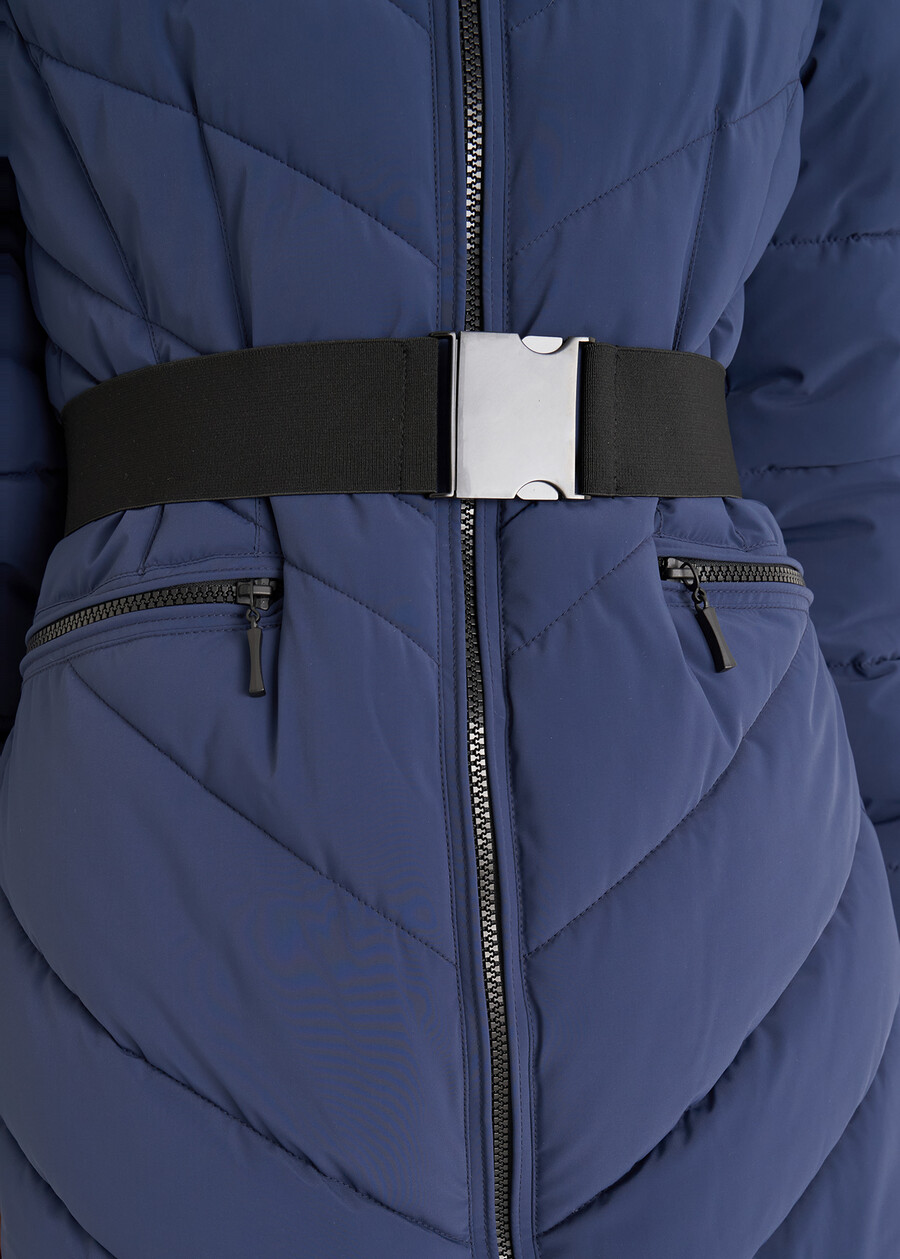Piky padded jacket with belt BLU MIDNIGHTOYSBL Woman , image number 5