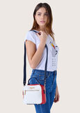 Byl eco-leather barrel bag BIANCO WHITEROSSO TULIPANO Woman image number 2
