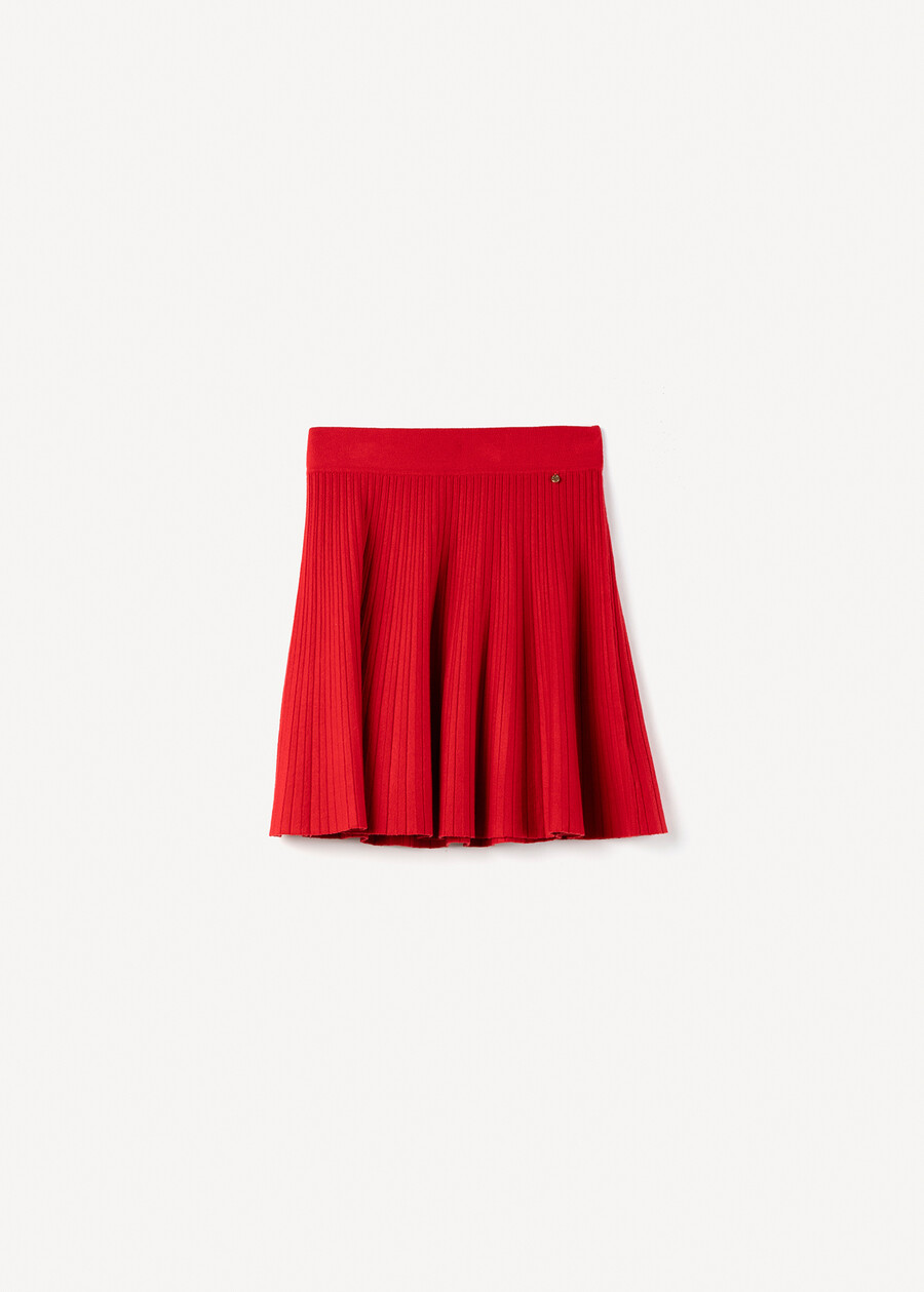 Gonna Goran effetto pieghe ROSSO Donna , immagine n. 4
