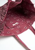 Shopping bag Bailey in cotone ROSSO BORDEAUX Donna immagine n. 4