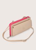 Piping eco-leather wallet BEIGE NARCISOVERDE ARGILLA Woman image number 2