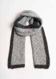 Sciarpa Sady con bordo a contrasto VIOLA PURPLEGRIGIO CENERE Donna immagine n. 3