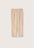 Cara matt effect trousers BEIGE Woman image number 5