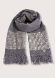 Sciarpa Selenas in tessuto bouclé GRIGIO Donna immagine n. 3