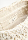 Bila woven paper clutch bag VIOLA MULBERRYBEIGE AVENA Woman image number 4