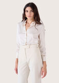 Camicia Alessia in satin BEIGE LIGHT BEIGEBEIGE LATTEMARRONE Donna immagine n. 1