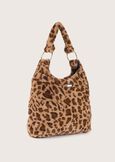 Bright eco-fur sac bag  Woman image number 2