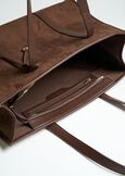 Shopping bag Baika in eco camoscio MARRONE Donna immagine n. 5