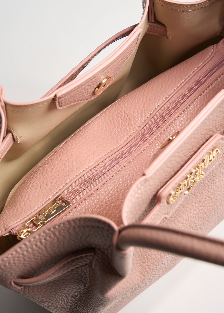 Beatrice deer print shopping bag ROSABIANCO WHITE Woman , image number 2