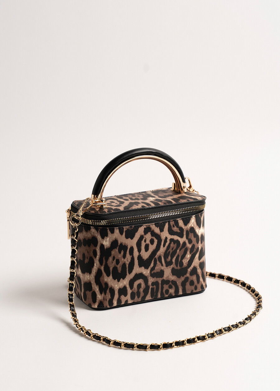 Beacy animal-print beauty case NERO BLACK Woman , image number 2