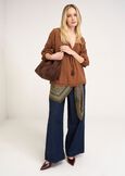 Barby embroidered blouse BIANCOMARRONE Woman image number 4