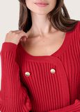 Maglia Moka in viscosa ROSSO BORDEAUXBLUE OLTREMARE Donna immagine n. 2