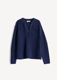 Maglia Margot scollo a V MARRONEBLU Donna immagine n. 5