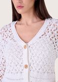 Coprispalle Claud 100% cotone BIANCO Donna immagine n. 2