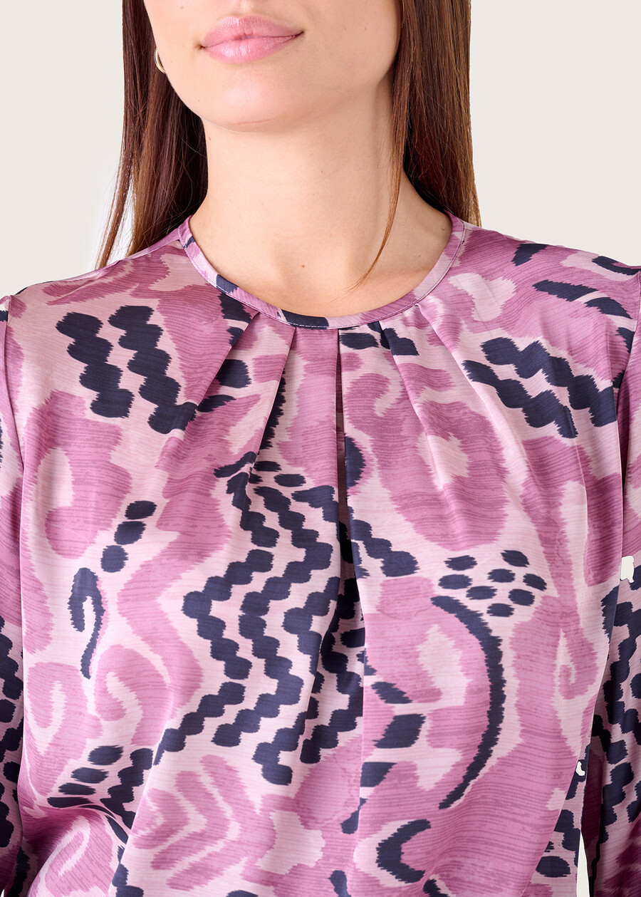 Blusa Chinet in satin VIOLA LILLY Donna , immagine n. 2