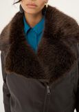 Giacca biker Gilbert in ecopelle MARRONE Donna immagine n. 4