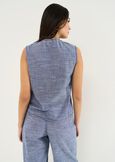 Top Taigo basic con scollo a V DENIM Donna immagine n. 3