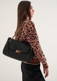 Pochette Babes Big trapuntata NERO BLACKMARRONE CARAMELLO Donna immagine n. 1