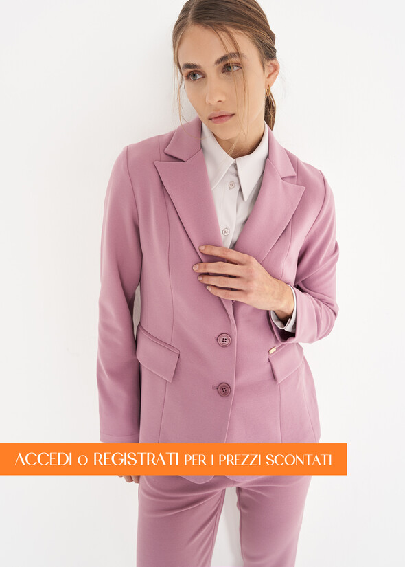 Giselle single-breasted blazer ROSA QUARZO Woman null