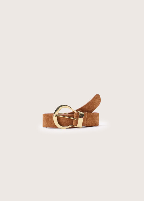 Charas suede belt MARRONE Woman null