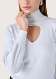 Maglia Merry con apertura a goccia BIANCO WHITE Donna immagine n. 2