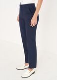 Alice bengaline trousers BLUBIANCO WHITEMARRONENERO BLACK Woman image number 2