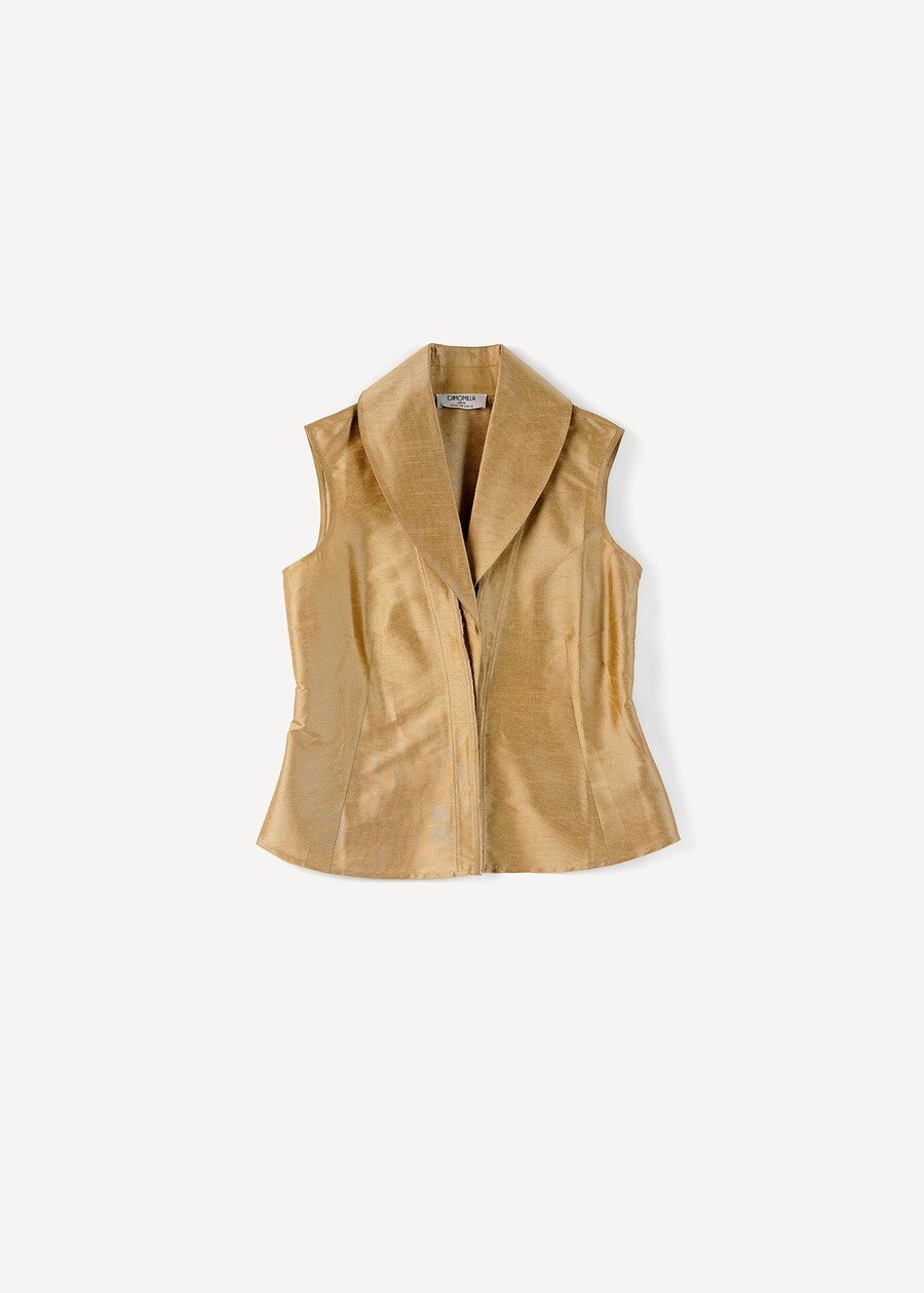 Colt sleeveless double-layer shirt MARRONE Woman , image number 5
