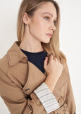 Ted cotton trench coat BEIGEBLU Woman image number 4