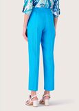 Pantalone Alice in misto lino BLUE PACIFICMARRONE MOKA Donna immagine n. 4