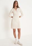 Aloe knitted dress BIANCO BURRO Woman image number 1