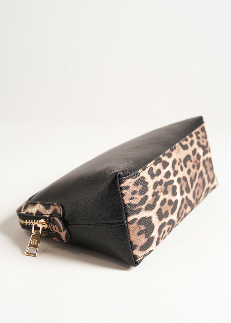 Bina animal print beauty case NERO BLACK Woman , image number 3