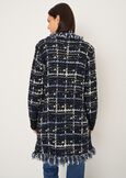 Cardigan Cardi in tweed effetto chenille NERO BLACKNERO BLACK Donna immagine n. 3