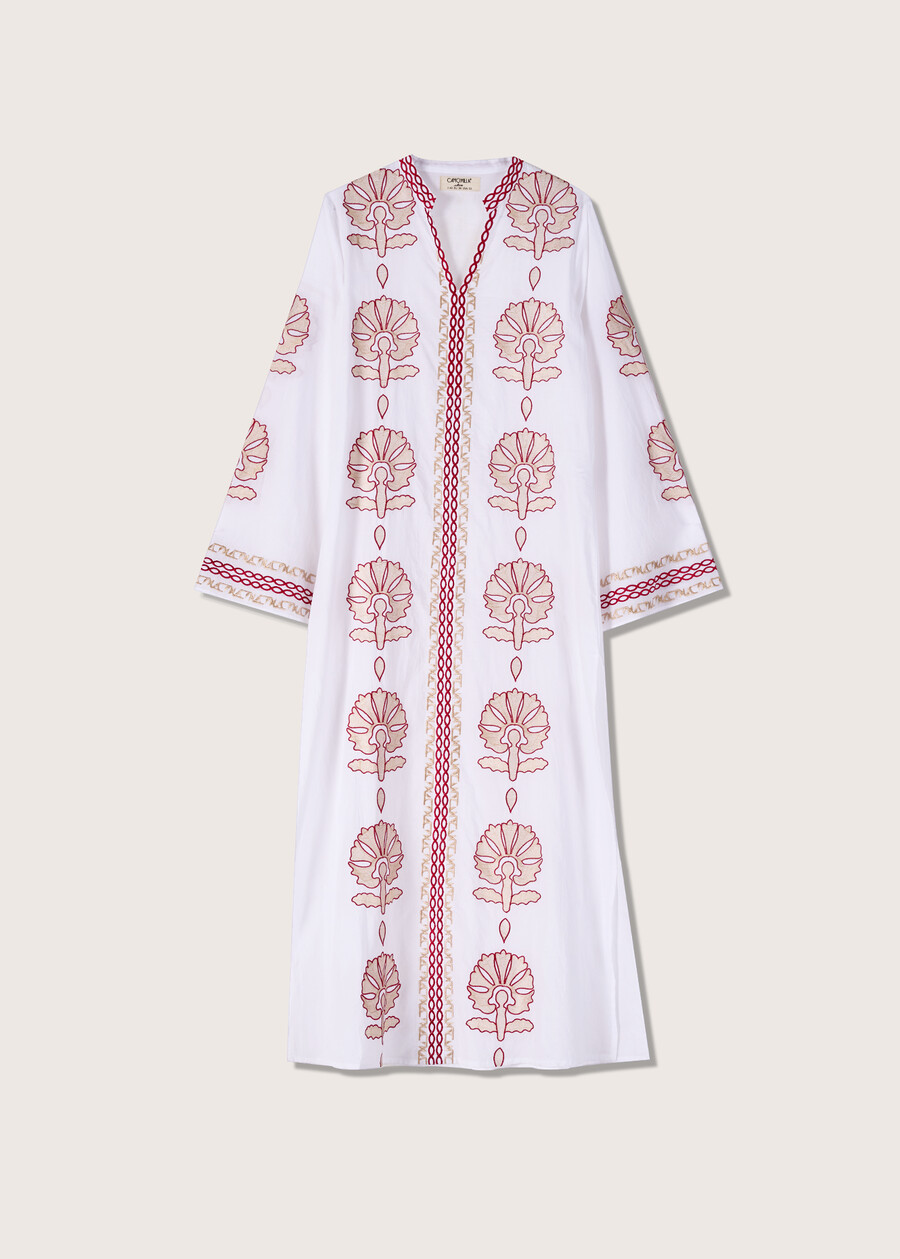 Alma 100% cotton tunic dress BIANCO Woman , image number 4